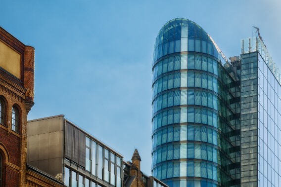 Bürohochhaus »Sign« im Düsseldorfer Medienhafen null