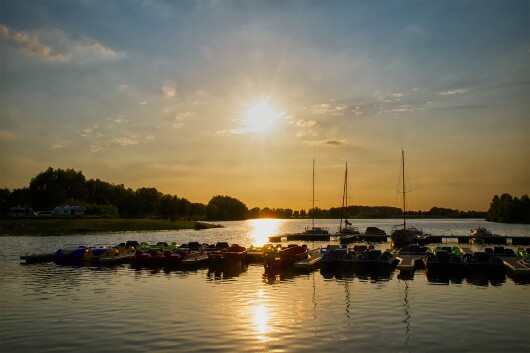 Sonnenuntergang über Xanten - Niederrhein null