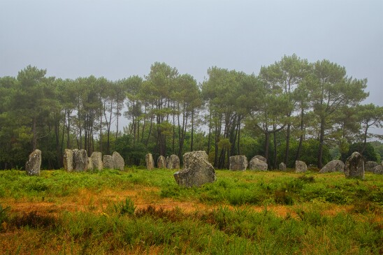 Megalithanlage von Le Ménec - Bretagne null