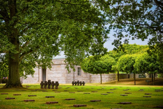 Soldatenfriedhof in der Normandie null
