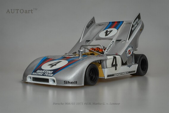 Porsche 908/03 1971 #4 H. Marko G. v. Lennep null