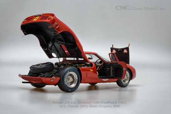 Ferrari 250 LM, Gewinner 24H Frankreich 1965, #21, Chassis 5893, Rindt/Gregory, RHD null