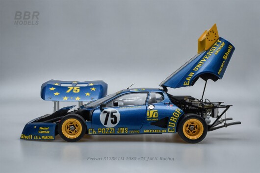 Ferrari 512BB LM 1980 #75 J.M.S. Racing null
