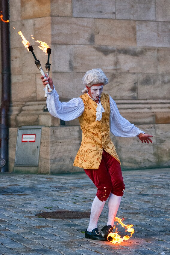 Straßenkünstler null